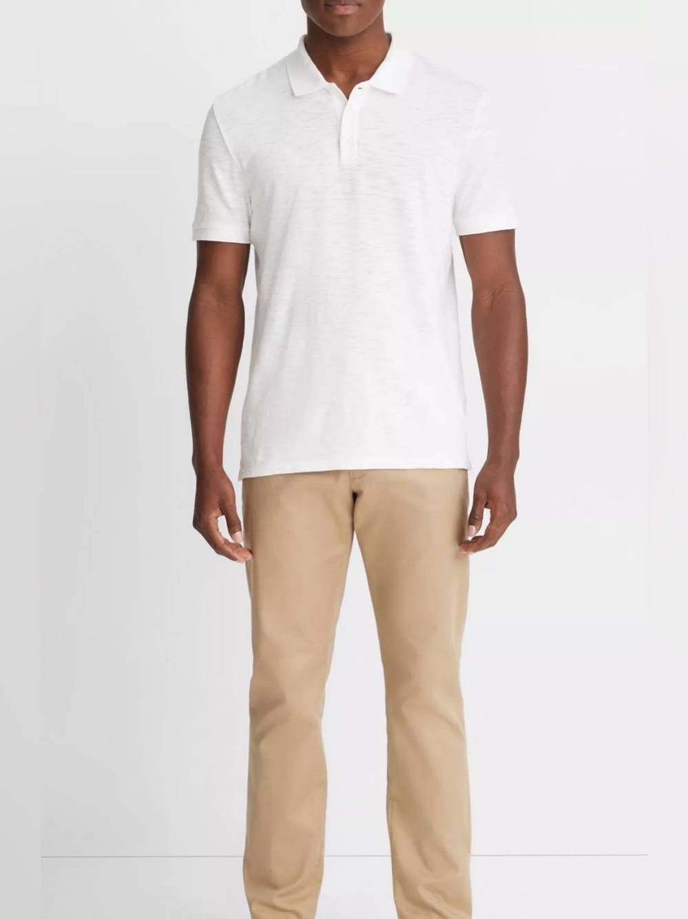 Vince Men’s White Polo Shirt Size XL NWOT